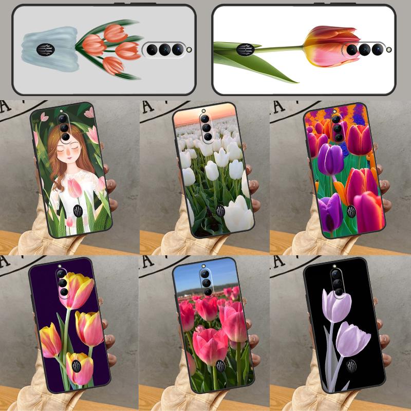 Чехол-цветок тюльпана для Nubia Red Magic 8S 9S Pro Plus 6S 7S 6 7 Pro 6R 5G RedMagic 9 8 10 Pro Plus Coque