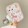 New Cat Student Portable Makeup Mirror with Folding Mirror Comb and Handheld Small Mirror