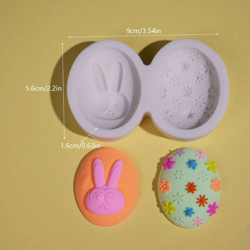 3D Яйцо Кролик Силиконовая Форма Для Свечи Мультяшная Форма Для Мыла Сделай Сам Инструмент Из Смолы Глины Рельеф Растение Морковь Форма Искусство Домашний Декор Пасхальные Подарки