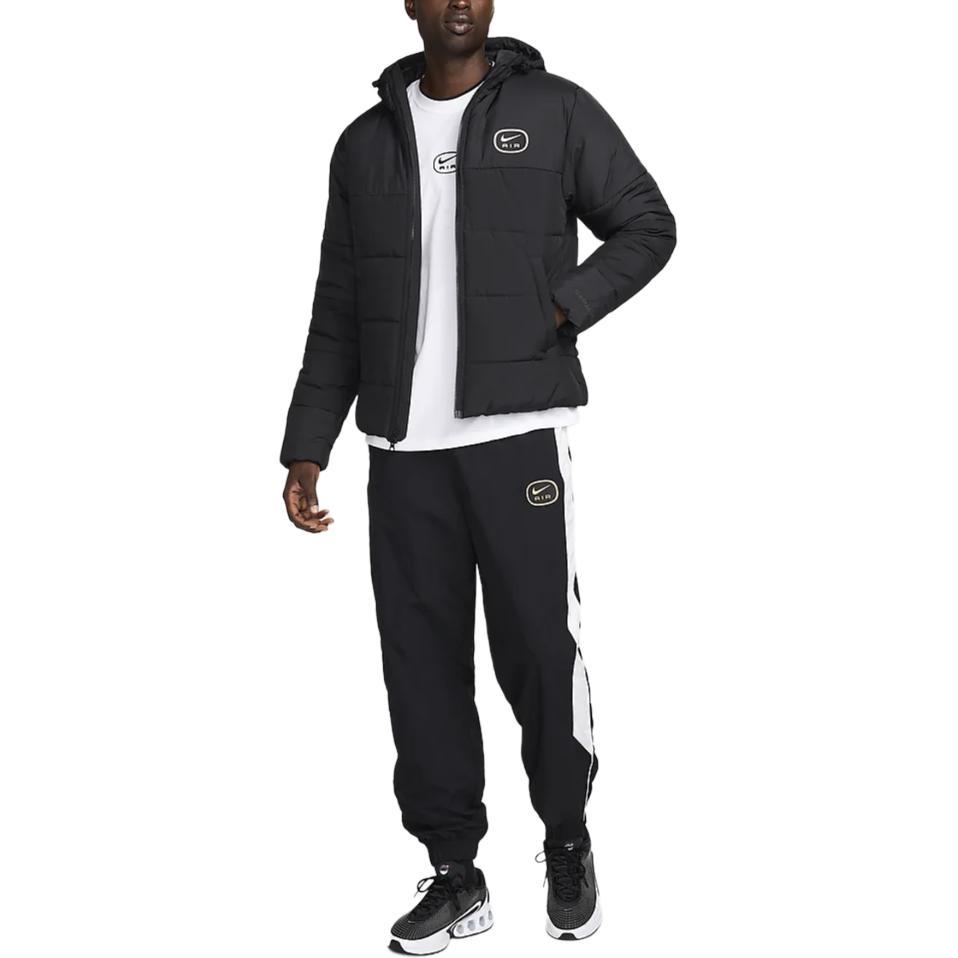 Nike Пуховики и пальто Мужские Черный/Белый HM0198-011