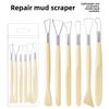 Скребок для гончарной глины Пластиковый набор из 6 предметов Художественные принадлежности Инструменты для лепки скульптур Принадлежности для искусства из мягкой глины