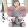 Слон Поющий Говорящий Плюшевая Кукла Милый и Удобный Детский Подарок Сон