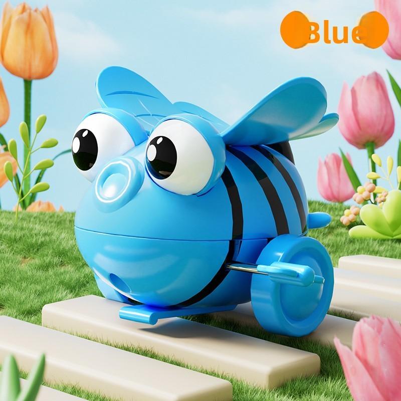Детская механическая каталка-пчелка из пластика для ползающих малышей в возрасте от 6 до 9 месяцев