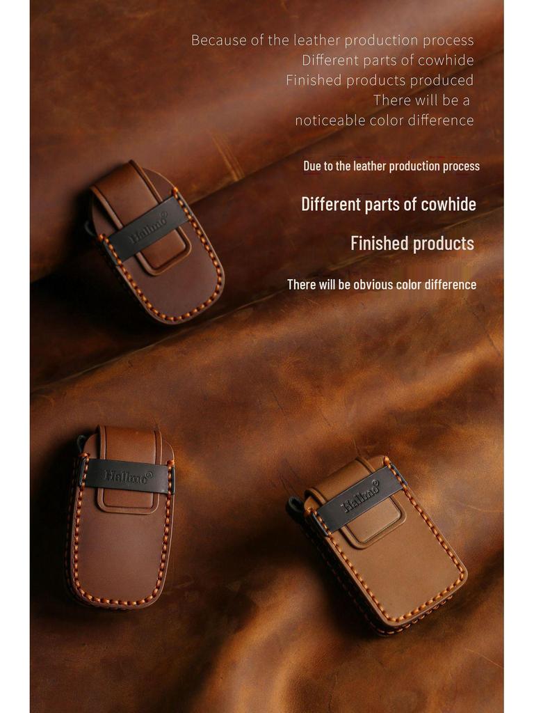 Кожаный чехол для ключа Toyota Sienna, Tundra, Vellfire и Alphard с пряжкой