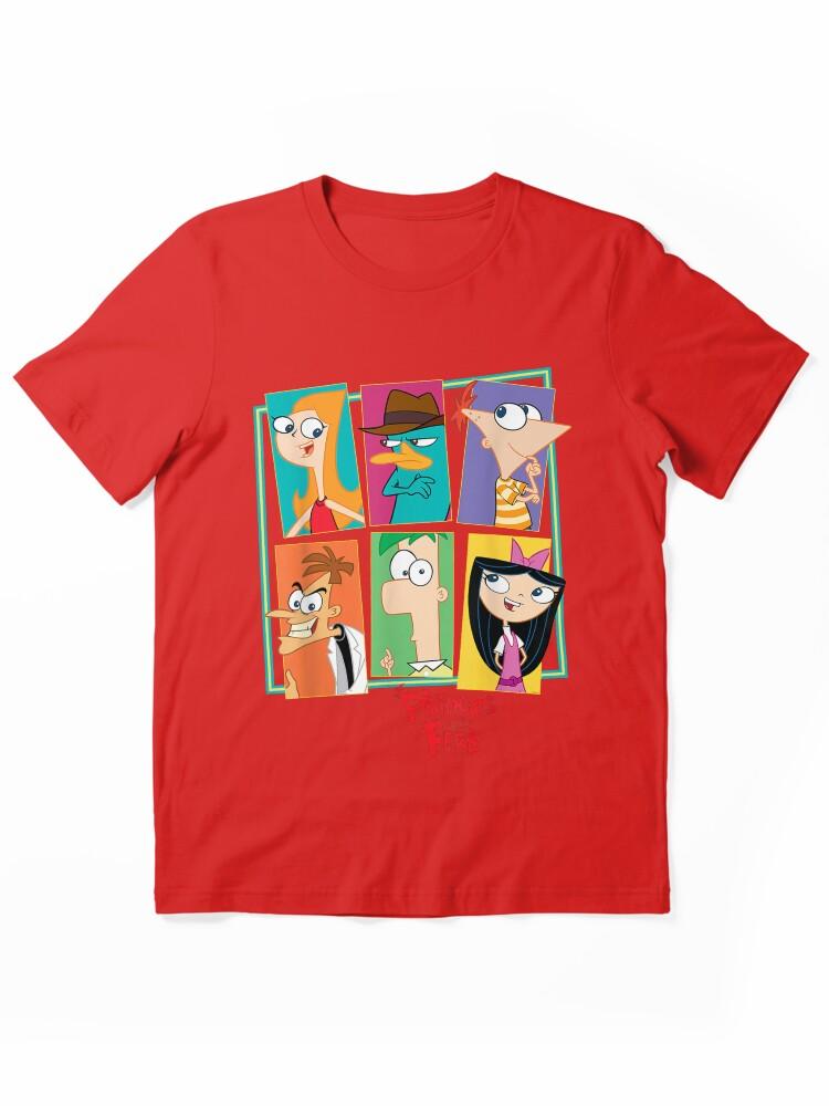 Phineas and Ferb Disney Phineas And Ferb Character Collage Essential T-Shirt