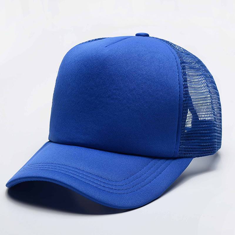 Truck hat sponge mesh hat printed logo light board cap sun protection breathable sun hat sun hat embroidery