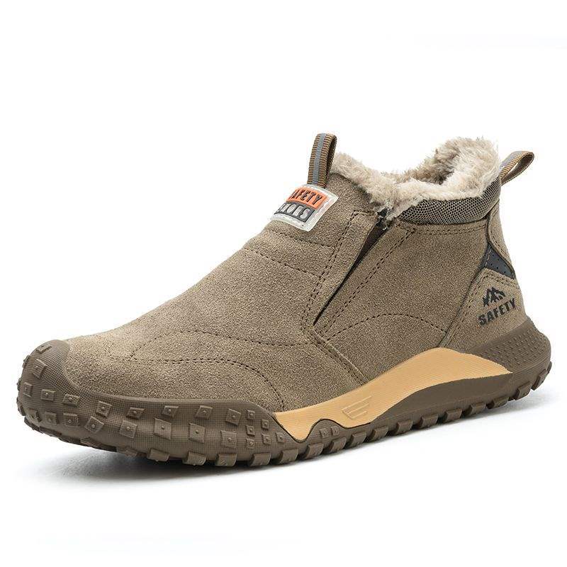 Labor insurance shoes men's steel head anti-smashing and anti-piercing belt steel plate wear-resistant and breathable construction site work four seas