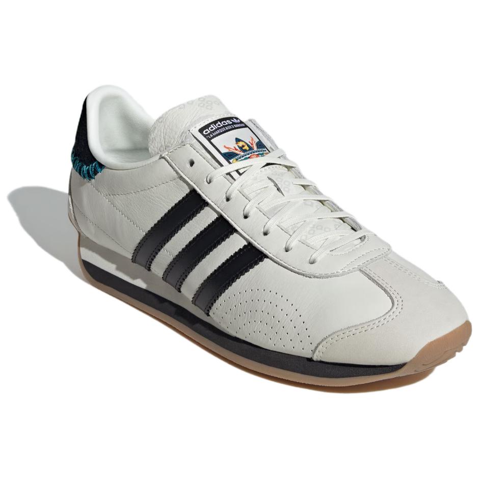 Fefei Ruan x adidas Country OG Пакет к китайскому Новому году Унисекс Кроссовки Кремовый Кремово-белый Черный ID1142