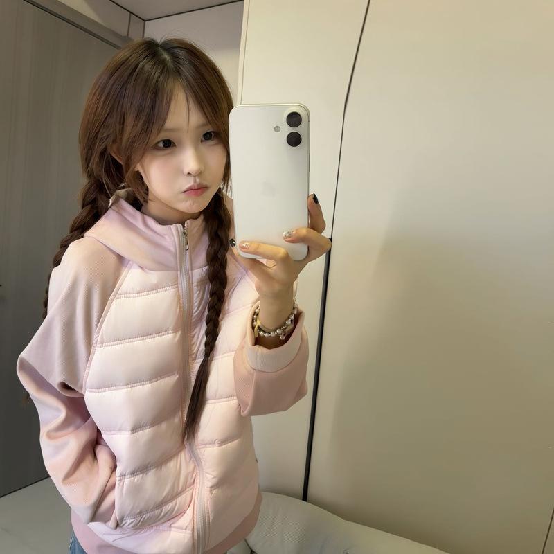 Light and thin ribs cotton-padded clothes, women's short short small cotton-padded clothes, new thin cotton-padded jackets, and thickened winter