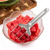 Арбузный резак слайсер из нержавеющей стали, инструмент двойного назначения для нарезки фруктов арбуза, манго, дыни