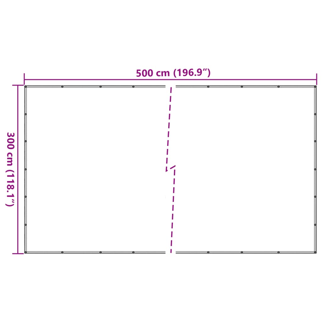 Trailer Cargo Net Green 3x5 m HDPE