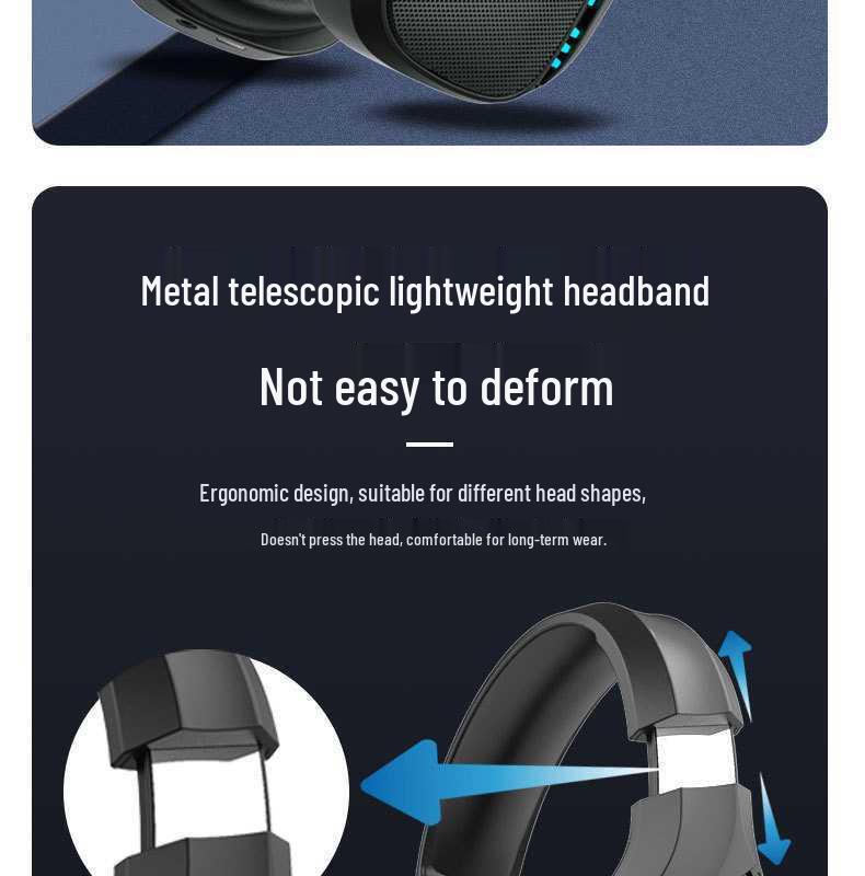 Беспроводная Bluetooth-гарнитура для игр со съемным микрофоном, 2,4G с шумоподавлением для ПК и телефона