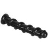 Super Large Threaded Masturbator Black PVC Butt Plug Dildo Anal Fisting Sex Toy Realistic Penis Big Dick
