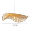 Chinese Style Handmade Rattan Pendant Ceiling Lamp for Dining Room Bedroom Vintage Restaurant Hanging Chandelier Lighting Decor