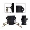 2 Sets Type D And F Polypropylene Cam And Groove Fittings For 1 Inch To 2 Inch Hose Couplings In Pump Tank And Transfer Setups
