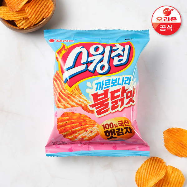 Swingchip Carbonara Buldak Flavor 55G X 12 Pcs