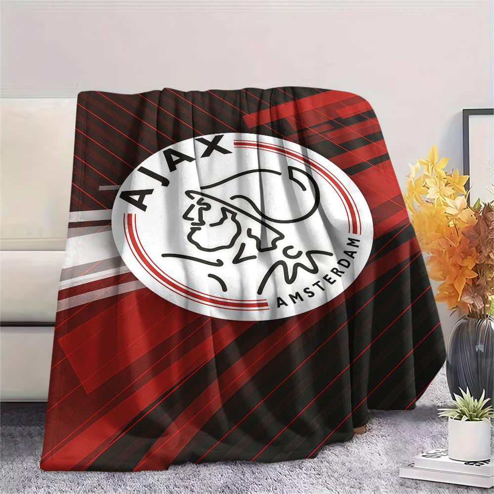 AFC Ajax poster FlAannel Blanket, High quality Comfortable for All Seasons, Home Decor, Warmth and Comfort