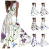 Women's Long Dress Maxi Dress Casual Dress Swing Dress A Line Dress Floral Fashion Streetwear Outdoor Daily Date Print Sleeveless V Neck Dress