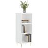 VidaXL Buffet blanc brillant 34,5x32,5x90 cm bois d'ingénierie 828718