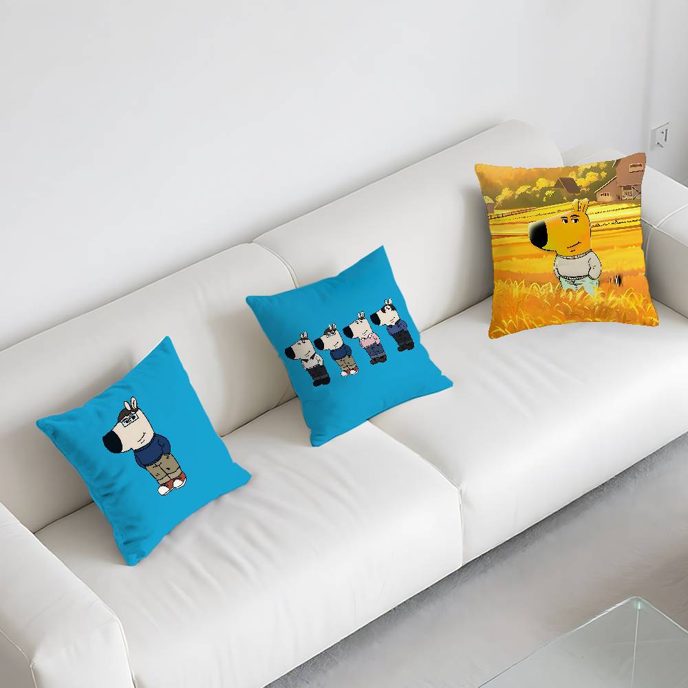 Смешная Наволочка C-Chill Guy Подушки Для Покрытия Предметы Декора Дома Декор Гостиной Чехлы Для Подушек