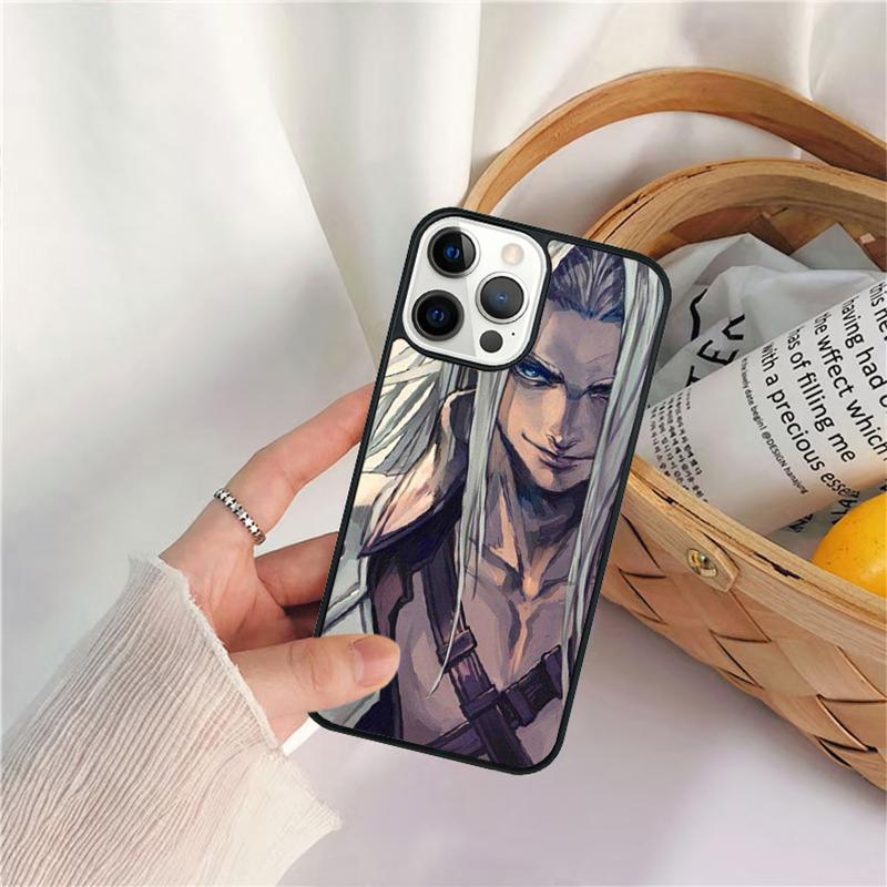Final Fantasy Sephiroth Celular Mobile Smartphone Cases For iPhone 17 Air 16e 15 14 12 13 11 Pro MAX Plus Fundas