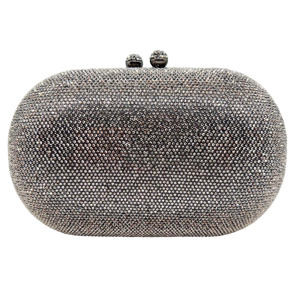 Клатч со стразами в наличии: Однотонная вечерняя сумка с бриллиантами