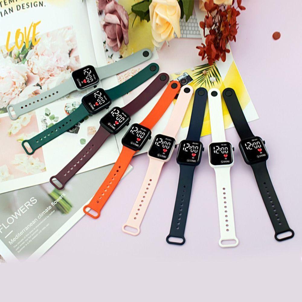 Светодиодные водонепроницаемые спортивные умные часы детские наручные часы цифровые часы студенческие электронные часы