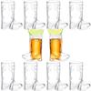 10Pcs MiniPlastic Cowboy Boot Glasses Clear Cups Reusable Western  BeerMugs for Bachelorette Party Decorations Birthday Supplies