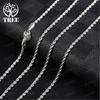 925 Sterling Silver 2MM-4MM Twist chain Necklace for woman 16-30 Inches fashion designer party wedding charm jewelry fine gifts