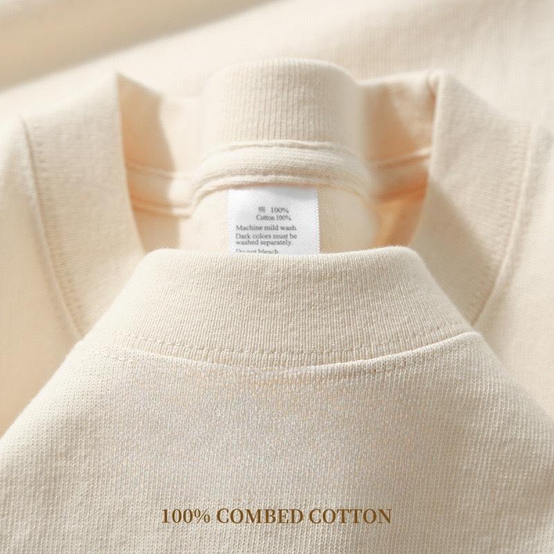 Футболка с короткими рукавами из плотного хлопка, мужская свободная однотонная нижняя рубашка, летняя футболка для мужчин и женщин