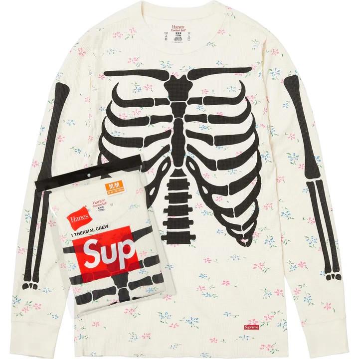 Supreme Термо-футболка с длинным рукавом Hanes Bones (1 пакет) (25FW) Цветочный