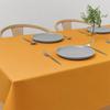 STYLE Decor Tablecloth, 100% Cotton, Stylish Rectangular, Nordic Style, 120 x 150 cm, Standard, Solid Orange, W4703200