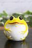 Лягушка орнамент Кутани изделия счастливая лягушка желтая глазурь керамика талисман удачи фэн-шуй предмет