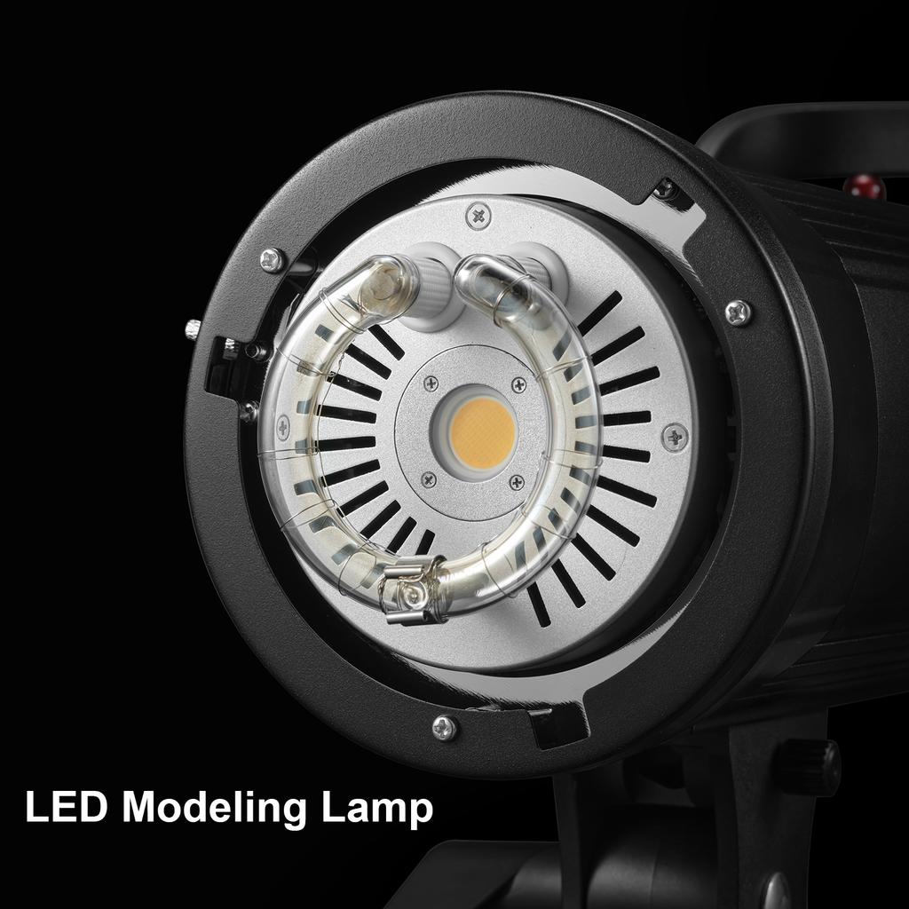 Godox SK300II-V Модернизированная студийная вспышка мощностью 300 Вт GN58 5600+/-200K Встроенный стробоскоп 2,4G