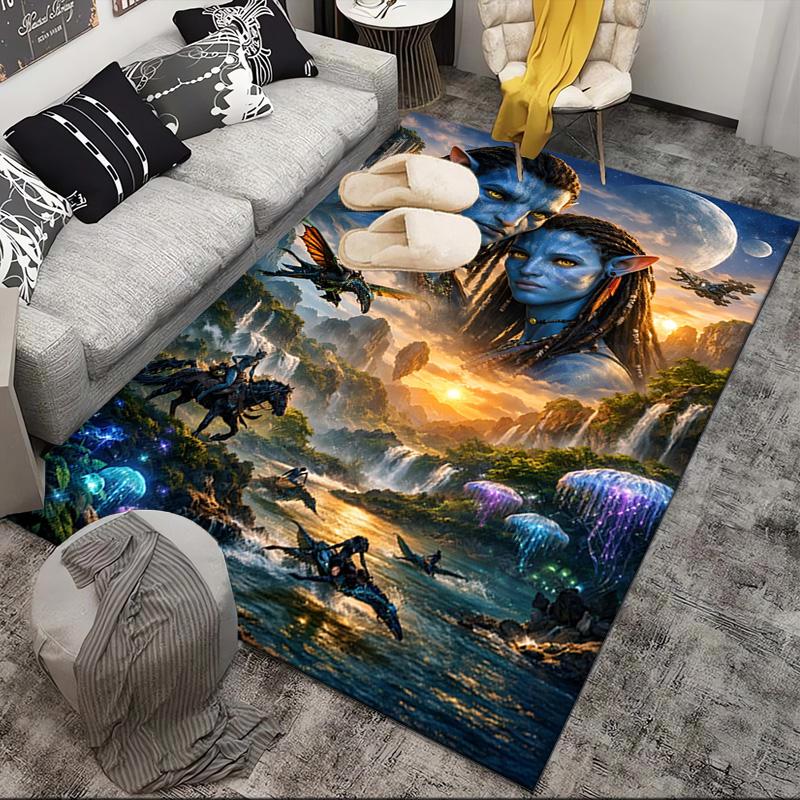 Fantasy Alien World Area Rug Suitable for Indoor And Outdoor,Carpets for Kitchens, Homes, Offices, Living Rooms,Home Decor,Christmas Gift