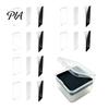 Acrylic Refrigerator Magnet Kits 5/6/8/10/15/20/24 Sets DIY Fridge Kit, Square Photo Display Magnets with Adhesive Backing, Clear Picture Holder