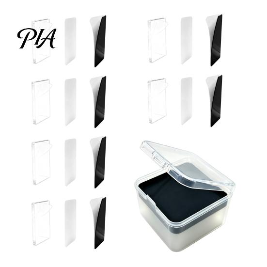 Acrylic Refrigerator Magnet Kits 5/6/8/10/15/20/24 Sets DIY Fridge Kit, Square Photo Display Magnets with Adhesive Backing, Clear Picture Holder