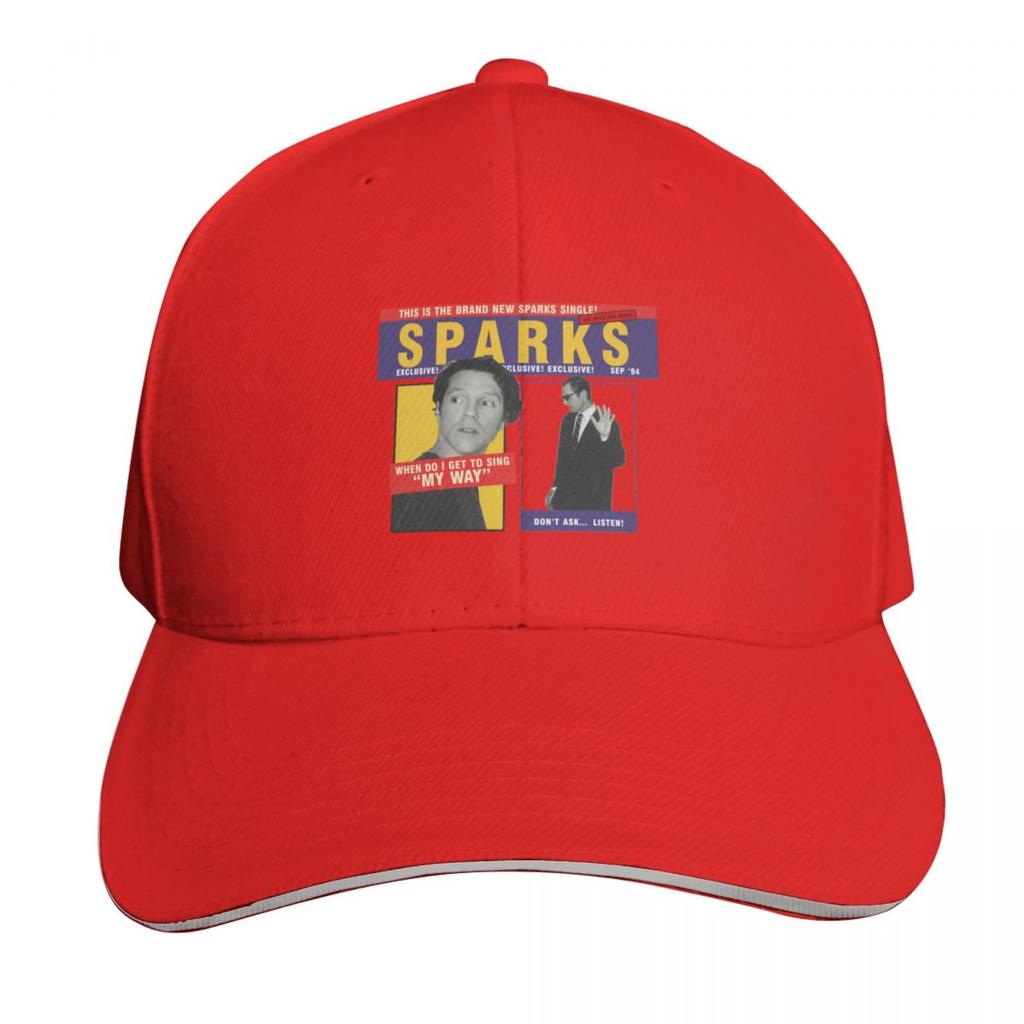 SPARKS WHEN DO I GET TO SING MY WAY Baseball Cap Luxury Brand fishing hat Ball Cap hiking hat Unisexs Hats Womens