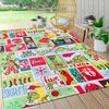 Grinch Christmas Paper Carpet Rug Soft Washable Antislip Home Living Room Sofa Mats Personalized Christmas Rug