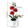Small Ball Chrysanthemum Faux Chrysanthemum Flowerpotted Plastic Fake Flower  Home Decoration