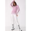 Standard Size Turtleneck Lycra Lilac Color Women's Knitwear