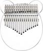 17  Key Transparent Acrylic Thumb Piano Instrument Kalimba Musical Instrument