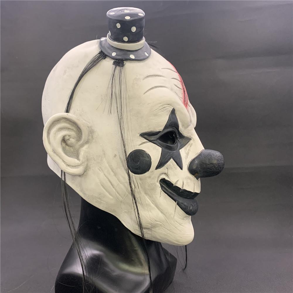 Soul Clown Mask Halloween Hat Trick Harlequin Hood Masquerade Party Dress Up Demon Clown New