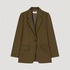  She S miSS  baSic Single One Button Jacket Swwjko42070 Ca
