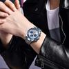 Мужские часы Pagani Design с кварцевым механизмом SEIKO, хронограф, водонепроницаемые, с керамическим безелем, из нержавеющей стали, синие