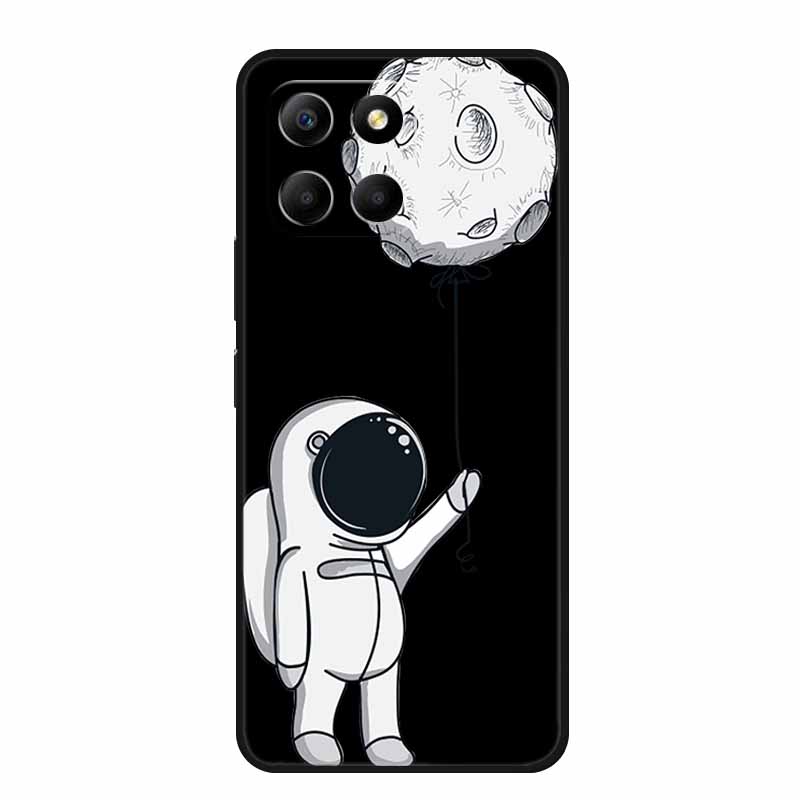 Мультяшный чехол для Honor X7c X8c X8b X5b Plus Play 9A X6b X6c Чехол для телефона X 8 7 6 C Coque Милый Кот Черный Силикон Мягкая Задняя Крышка