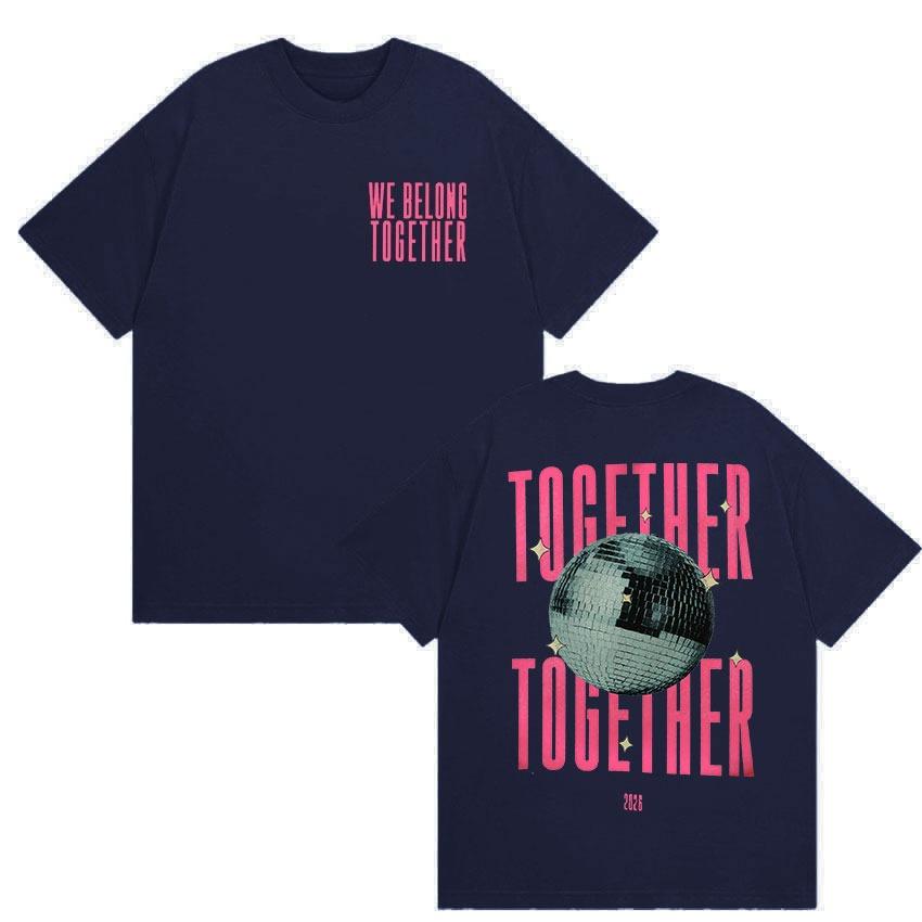 Футболка Harry Styles We Belong Together Унисекс Одежда Высококачественная Винтажная Футболка 2062 Лето Новая Футболка с Коротким Рукавом