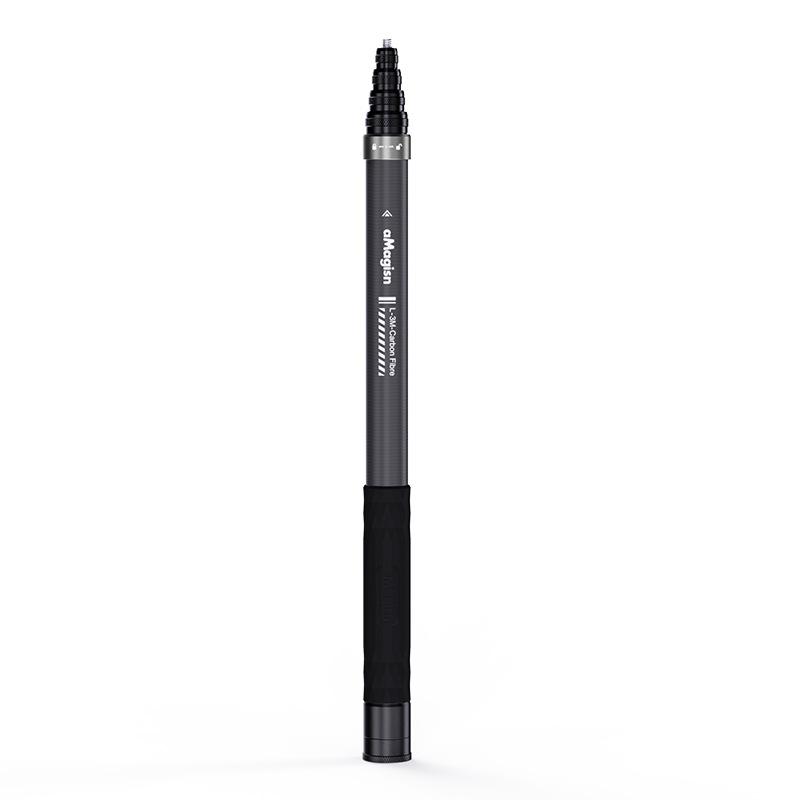 aMagisn 3m Carbon Fiber Invisible Selfie Stick For Insta360/DJI/GoPro Extension Rod Accessories
