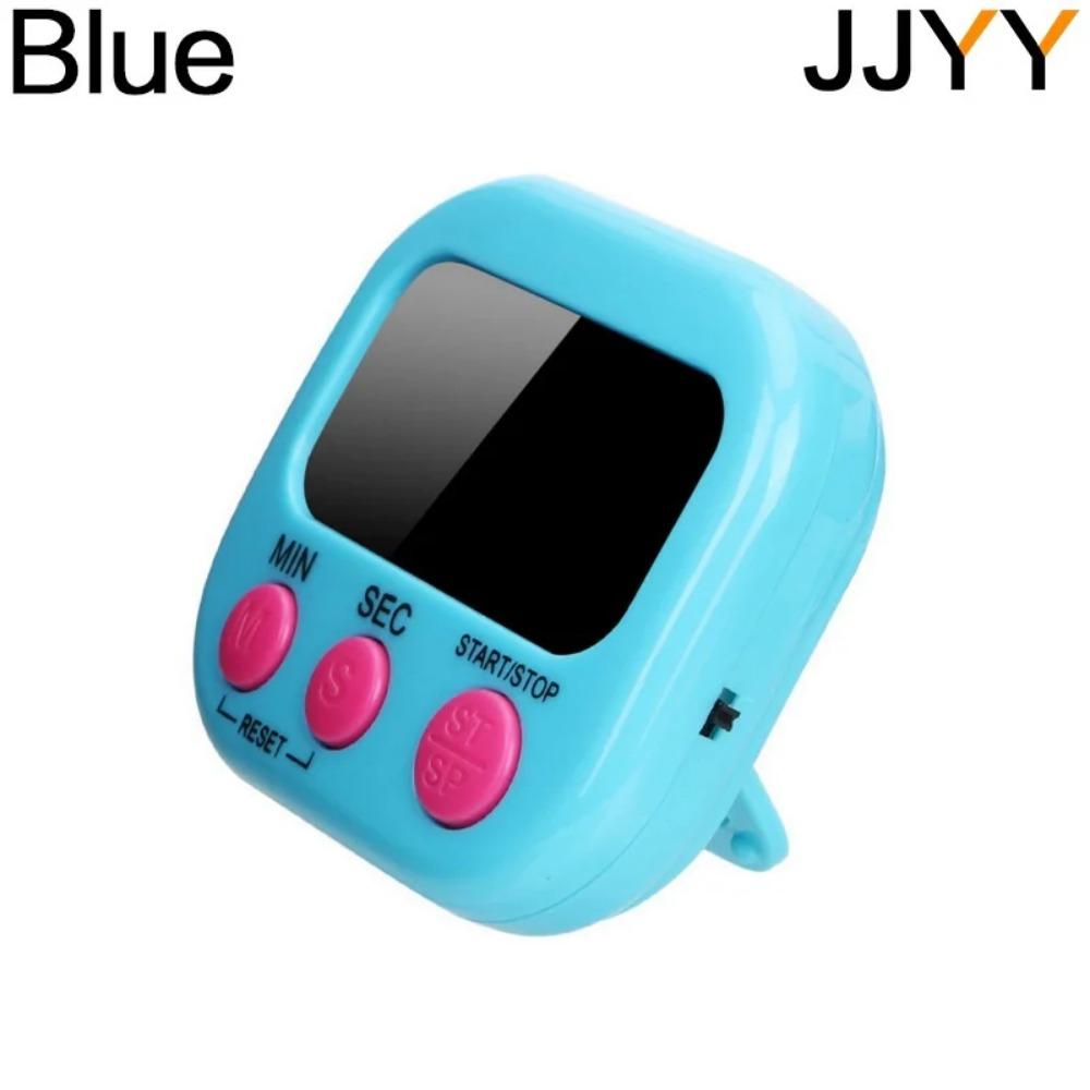 JJYY Super Mini LCD Digital Display Kitchen Timer Square Kitchen Countdown Alarm Magnet Clock Sleep Stopwatch Clock Timer