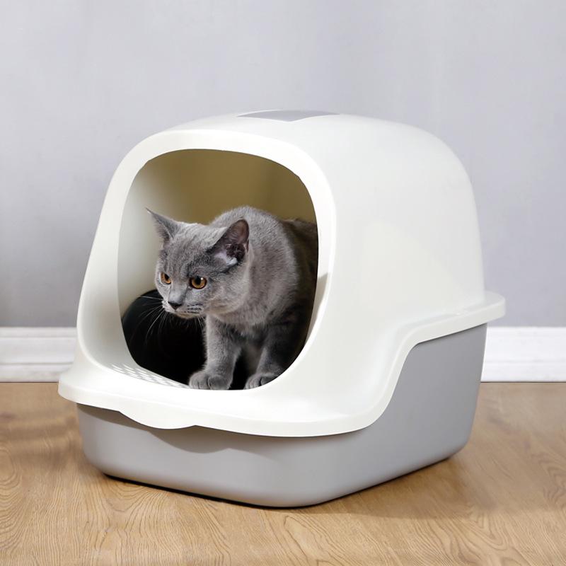 Туалет для кошек Anti-Splash Full Flip Extra Large Enclosed